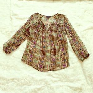 American eagle sheer top